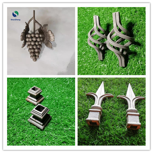 Stamping Leaves Stamping Flowers for Wrought iron fence and wrought iron gate decoration