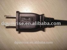 United States fused plug power cord
