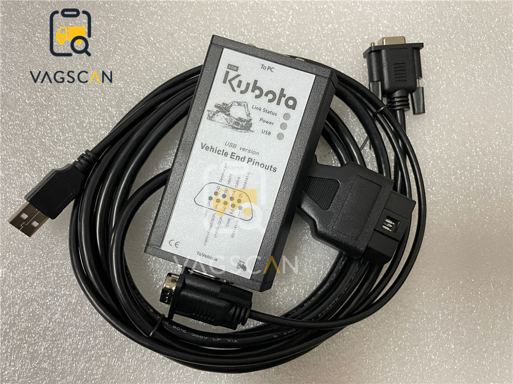 For KUBOTA DIAGNOSTIC KIT (PYTHON) kubota diagnostic software kubota diagmaster with Python interface with CF-19 laptop Full Set