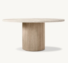 Byron Emperador Classic Luxury Cave Stone Dining Table