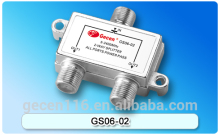 5-2400MHz splitter 2 way splitter gecen 2 way splitter GS06-02