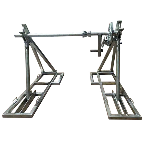 80kN Mechanical Pay-off Rack Cable Drum Stand