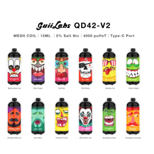 Guii Labs 4000 Puffs Disposable Vape Pod