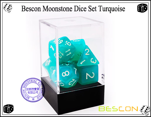 Turquoise Dice Set-2