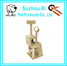 Scratcher Furniture Kitten House Hammock Deluxe Faux Fur 52" Cat Tree