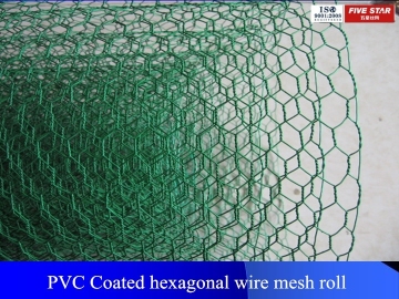 Five Star hexagonal chicken wire mesh/pvc coated hexagonal wire mesh/hexagonal mesh fabric