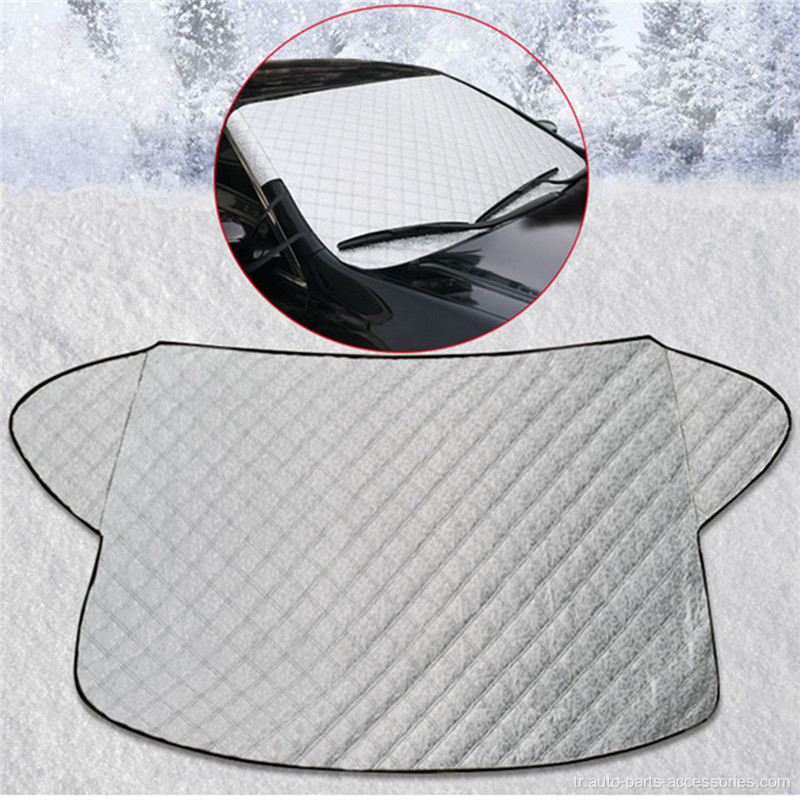 PE köpüğü katlanabilir kar kapalı ön cam kapağı