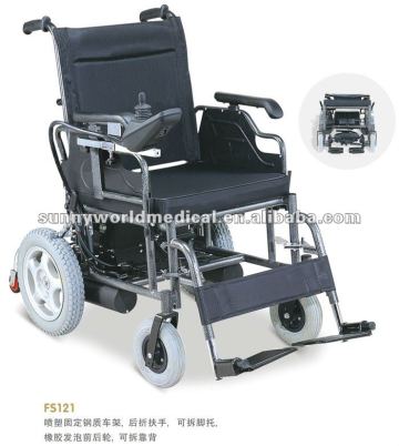 SWFS121 folding power pack standing Wheelchair