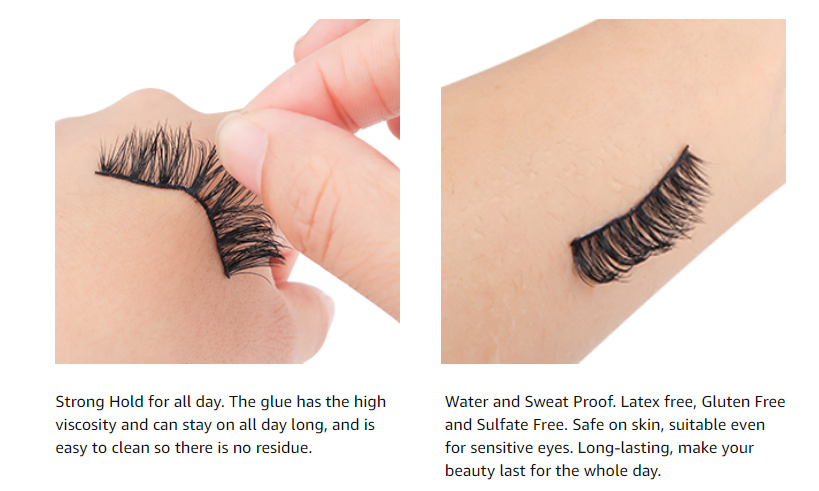 Colle de faux cils transparente de longue durée en gros Vegan Wholesale Vegan Clear Longlasting False Eyelash Glue