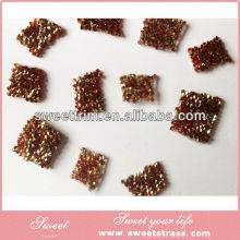 Colored Trimming crystal Mesh for Christmas Tree