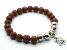 Natural Goldstone Bracelet Gemstone Beads jewelry alloy pendants