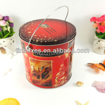 hot sale crafts tin pail with hand