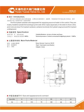 Fire Hydrant Globe Valve