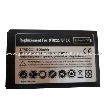 Replacement batteries for XT882/BF6X