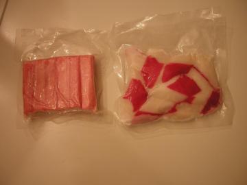 Imitation crab sticks