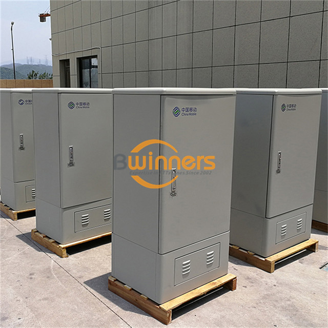 Fiber Optical Cross Connect Cabinets In Workshop