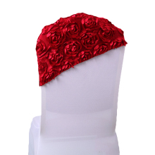 Spandex Rosette Chair Covers for Wedding Decorations