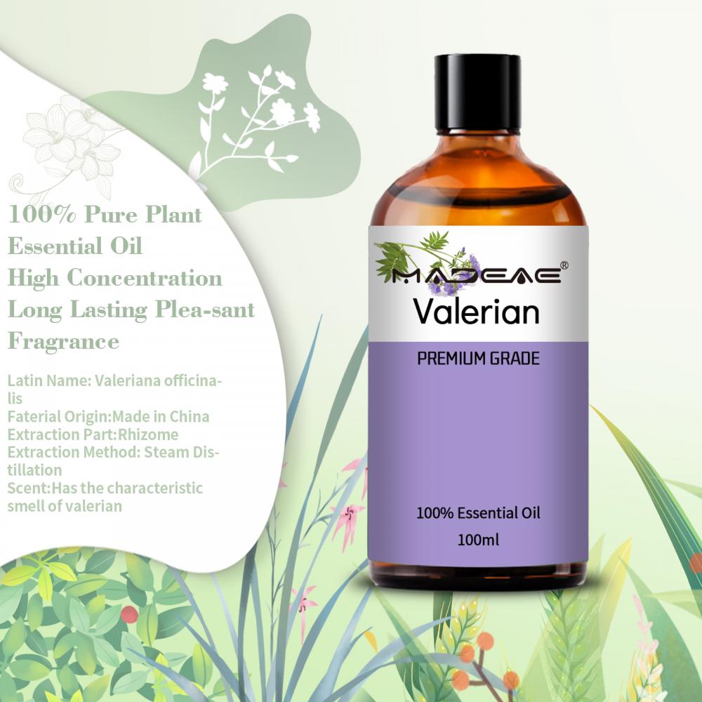 Naturerian Valerian Oil Valerian Raiz Oil difusor Óleo de fragrância essencial para vela