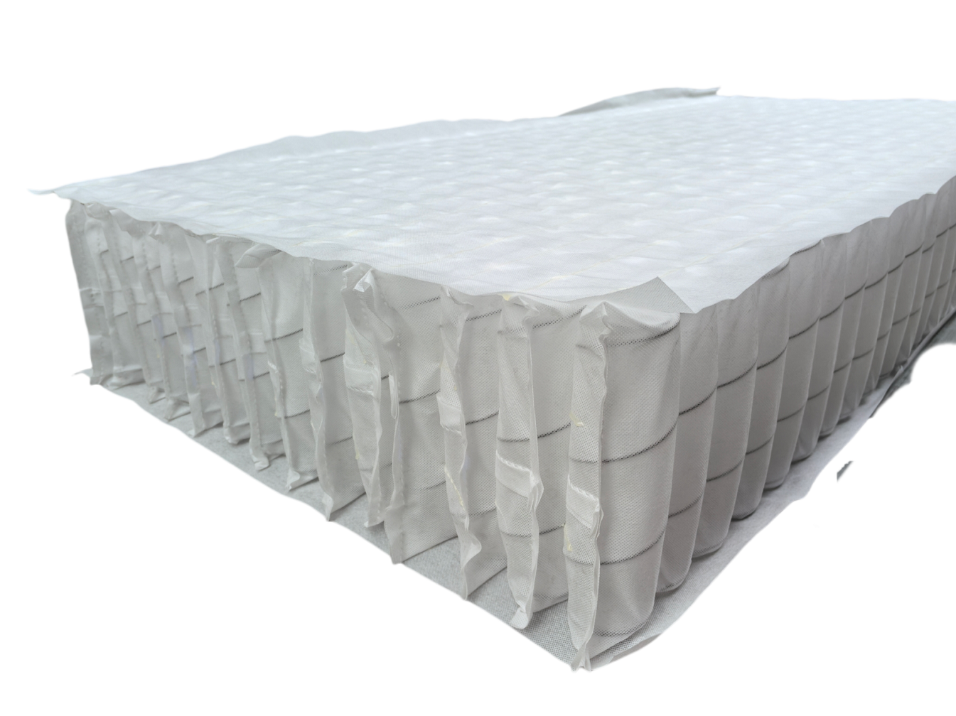 unidade de mola de bolso de tamanho King Size