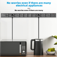 Multi Functional Power Rail Socket for Office and Kitchen