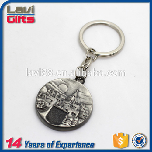 New design custom metal floating keychain