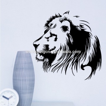 Best quality lion design 3d wall sticker decal self adhesive decal