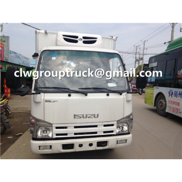 ISUZU ห้องเย็นห้องเย็นตู้บรรทุกรถตู้