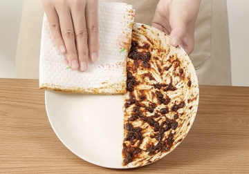 household kitchen absorbent cleaning cloth Rolled rag