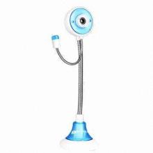 Free Driver USB2.0 LED Light Web Cam Built-in Microphone