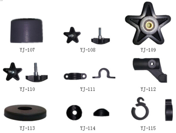 Rollator Accessories of Plastics and Metals