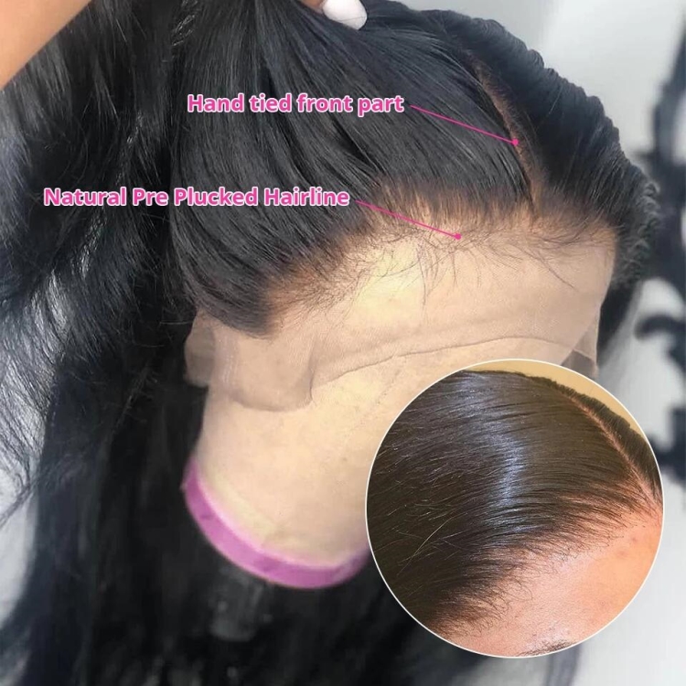 Straight Wave Full Cuticle Aligned Unprocessed Indian 13*4 Lace Frontal Human Hair Wigs 100% human wig