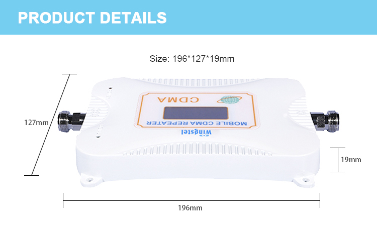 New Design Mini Cellular Repeater CDMA 850mhz 2G Network Car Signal Booster with Yagi Antenna