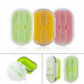 Silicone folding microwave oven lunchbox