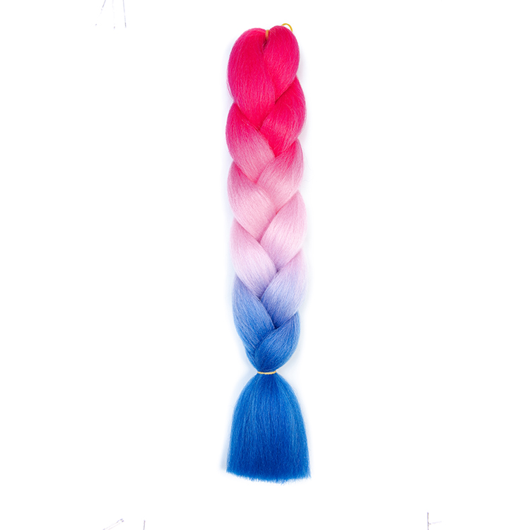 24 Inch Ultra Jumbo Hair Braid ombre synthetic twisted pre stretched 48 inch ultra braid braiding hair