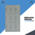 Steel 9 doors storage closet locker for school