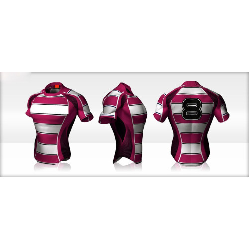 Camisa de rugby personalizada al por mayor