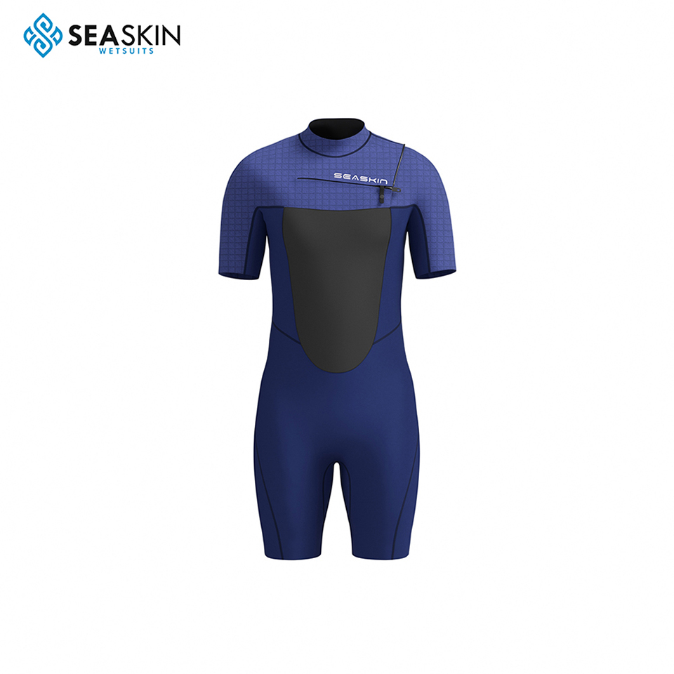 Seaskin 2mm Erkekler Kısa Kol Kısa Bacaklar Wetsuit