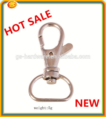 silver snap hook ,solid brass snap hook ,bag parts solid brass snap hook JL-012