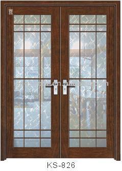 wood window frames and wood doors