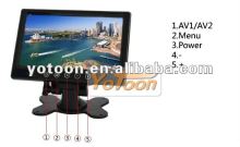 Car monitor--Touch button 7 inch car stand-alone monitor with 2 way video input stand alone monitor