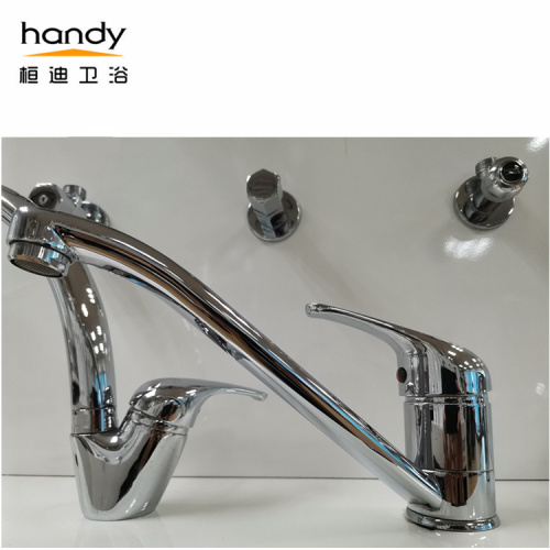 Chrome-plated Single Lever swivel Brass Kitchen Faucets​