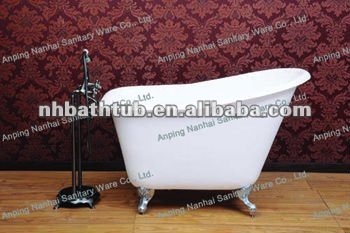 antique baby cast iron bathtub/small deep bathtub