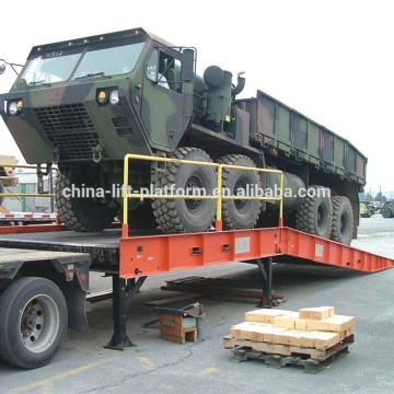 1100-1800mm mobile container load ramp /used loading dock ramp /weight of a full container load
