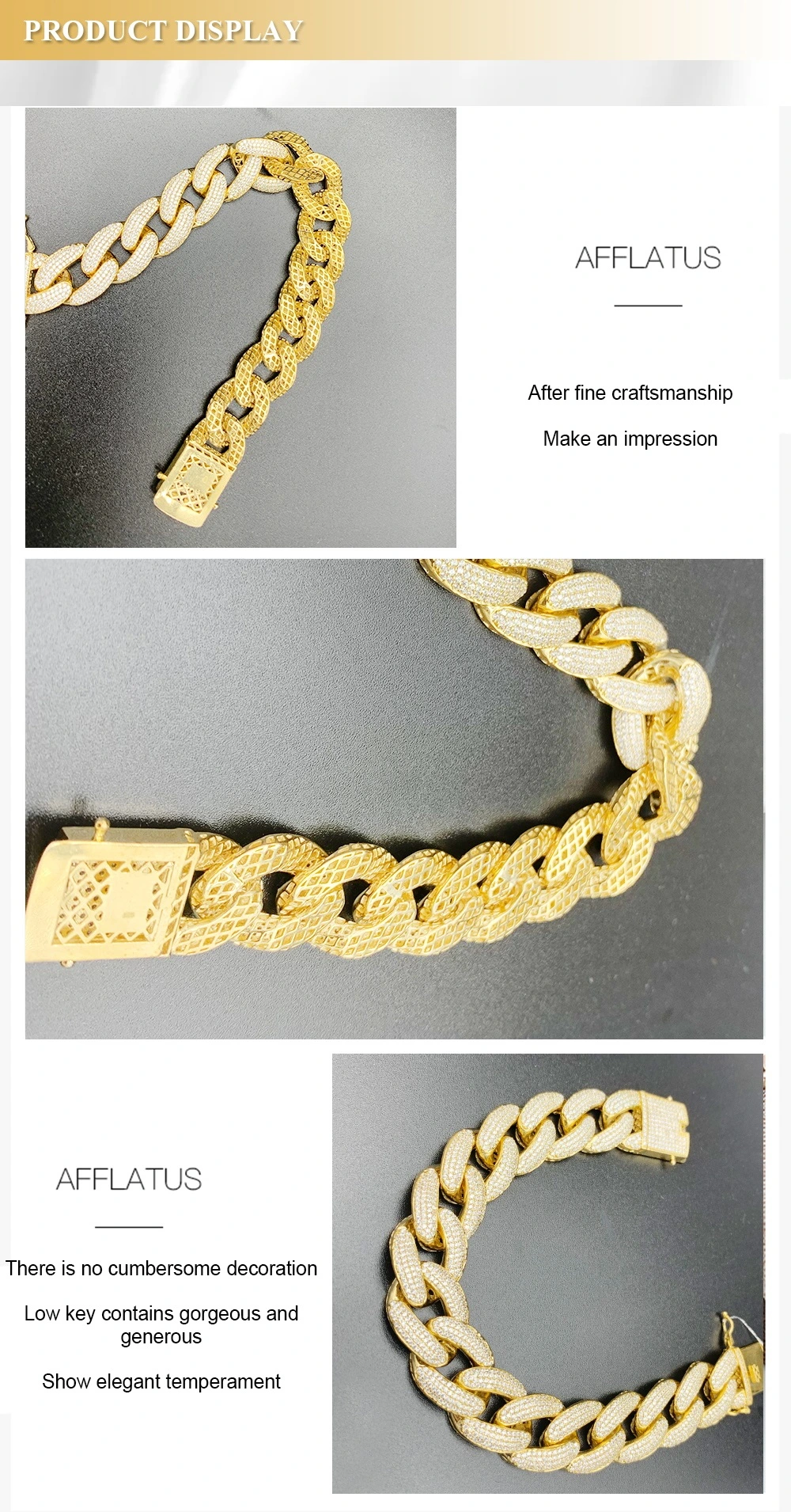 Chain Bracelet for Hip Hop Fashion Jewelry Design