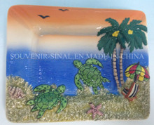 Handpainting Ashtray, Ceramic Seaside Souvenirs