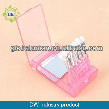 6 Pcs Eyeshadows Stick Makeup Sponge with Pink Box