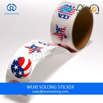 fancy colorful roll stickers