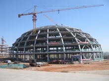 Kangbashi Low Carbon Valley Steel Grid Truss