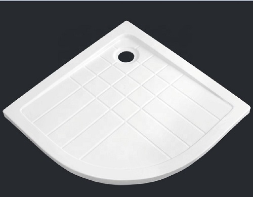 sector shower base solid surface shower tray diamond artificial stone resin shower pan