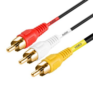 AV Cable 3.5mm Stereo Plug to 2RCA Plugs